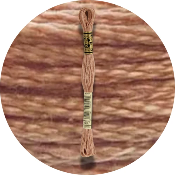 DMC Mouliné Spécial 25 Broderigarn, Ensfarvet, Neutrale nuancer